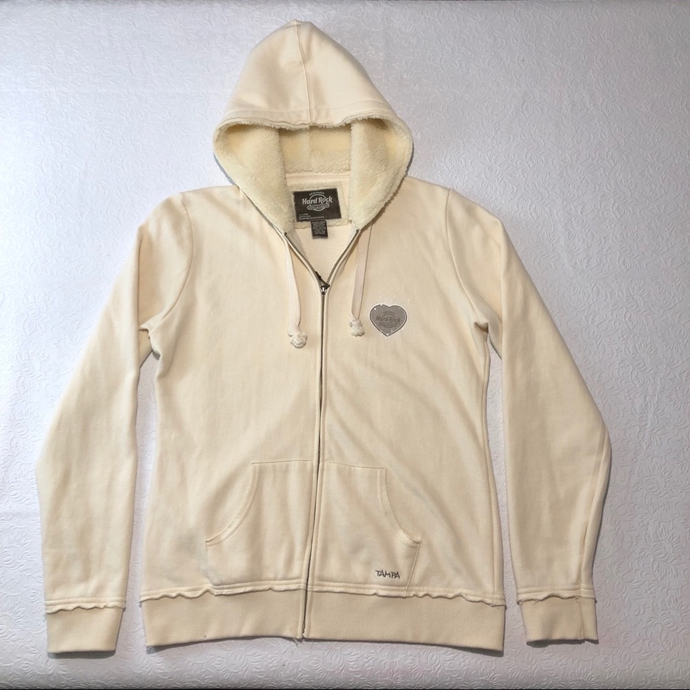 Hard Rock Cafe Tampa ZIP Sweat Jacket Woman’s XXL